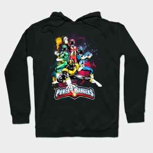 Mighty Morphin' Power Rangers Uniting For Justice Hoodie